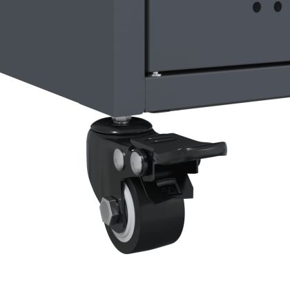 Бюфет, антрацит, 100,5x39x72 см, стомана