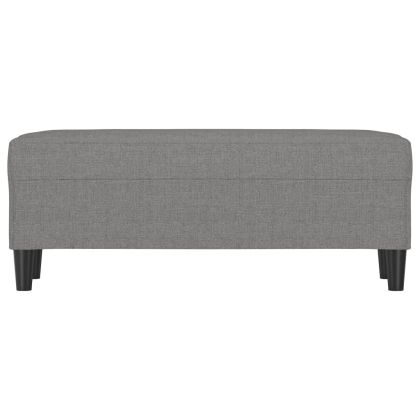 Пейка, тъмносива, 100x35x41 см, плат