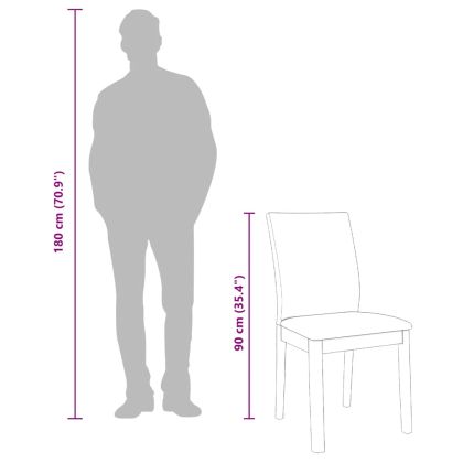 Трапезни столове с възглавници 2 бр масивна дървесина гума