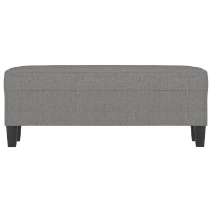 Пейка, тъмносива, 100x35x41 см, плат