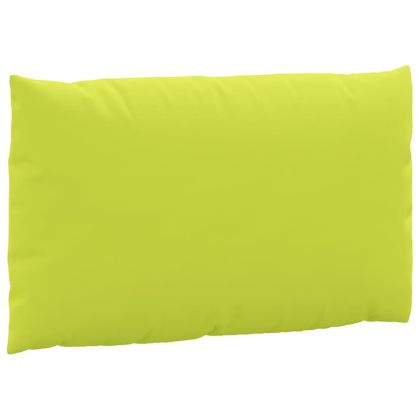 Палетни възглавници, 3 бр, яркозелени, Оксфорд плат