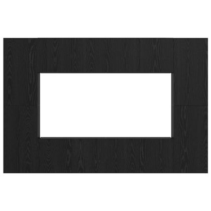 Комплект ТВ шкаф Монтиране на стена Черния дъб Инженерно дърво