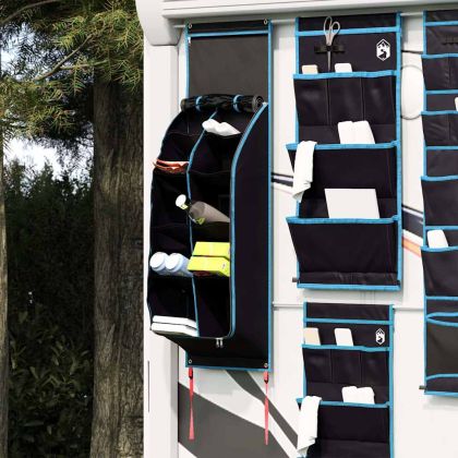 Чанта за съхранение Черен и син 140 x 40 cm оксфорд