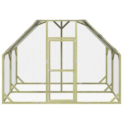 Кокошарник 268x200x190 см импрегниран бор масив