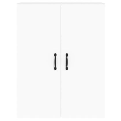 Стенни шкафове, 2 бр, бели, инженерно дърво