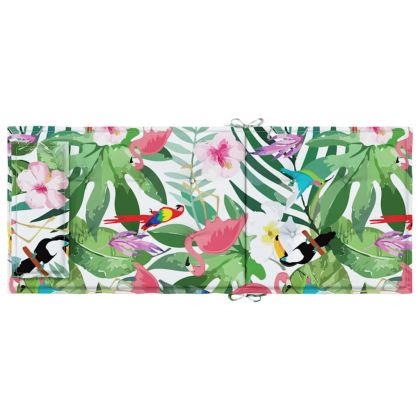 Възглавници за столове с облегалки 2 бр шарени Оксфорд плат