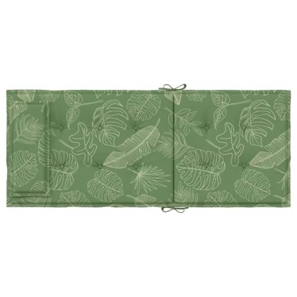 Възглавници за столове с облегалка 2 бр на листа Оксфорд плат