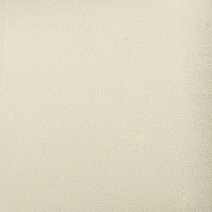 Разтегателен диван с поставки за чаши, кремав, изкуствена кожа