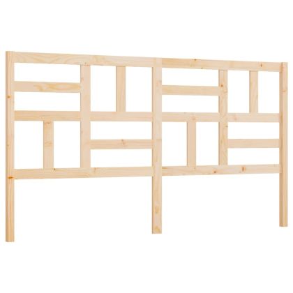 Горна табла за легло, 206x4x104 см, бор масив