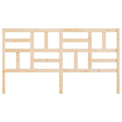 Горна табла за легло, 206x4x104 см, бор масив