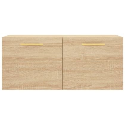 Стенен шкаф, дъб сонома, 80x36,5x35 см, инженерно дърво