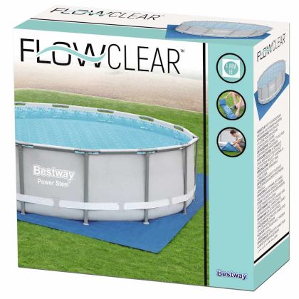 Bestway Подложка за наземни басейни Flowclear, 488x488 см