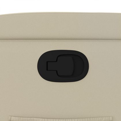 Реклайнер, кремав, изкуствена кожа