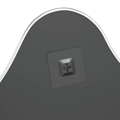 Стенно огледало, сребро, 50x40 см