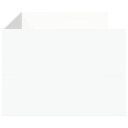 Дневно легло с чекмеджета, без матрак, бяло 90x190 см