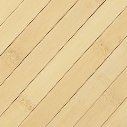 Килим, правоъгълен, светъл натурален, 100x200 см, бамбук