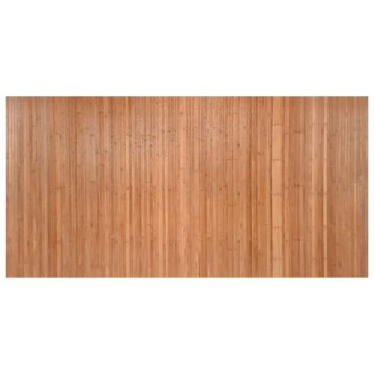 Килим, правоъгълен, натурален, 100x200 см, бамбук