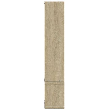 Стенен рафт, дъб сонома, 96x12x64 см, инженерно дърво