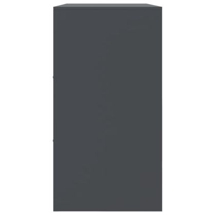 Бюфет, антрацит, 99x39x73 см, стомана