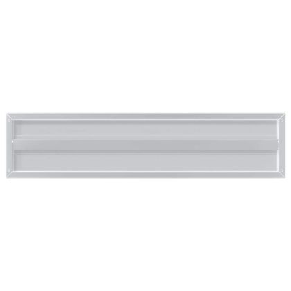 Стенни рафтове 2 бр 100x23,5x3 см сребристи неръждаема стомана