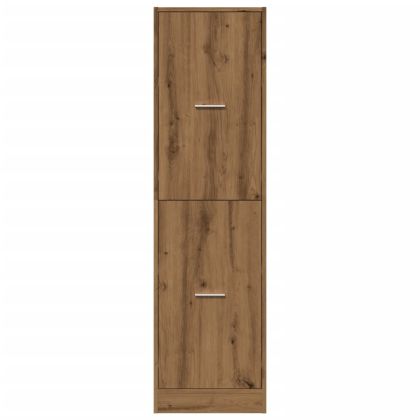 Шкаф органайзер, дъб артизан, 40x41x144,5 см, инженерно дърво