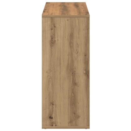 Разделител за стая / библиотека, дъб артизан, 69,5x29x69,5 см