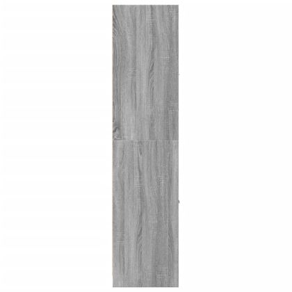 Шкаф органайзер, сив сонома, 40x41x174,5 см, инженерно дърво