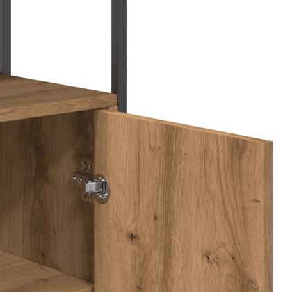 Сайдборд, дъб артизан, 70x30x80 см, инженерно дърво