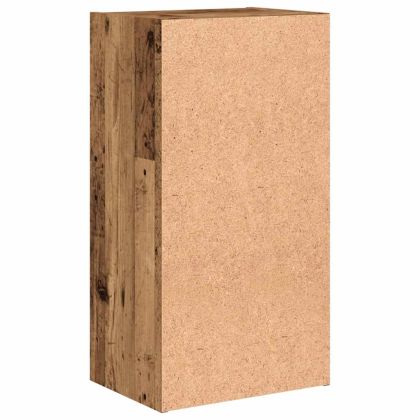 Библиотека, старо дърво, 40x30x77 см, инженерно дърво