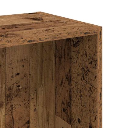 Библиотека, старо дърво, 40x30x77 см, инженерно дърво