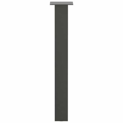 Крака за конзолна маса, 4 бр., антрацит, 72 см, стомана