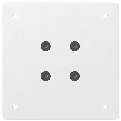 Крака за конзолна маса, 4 бр., бели, 72-74 см, стомана