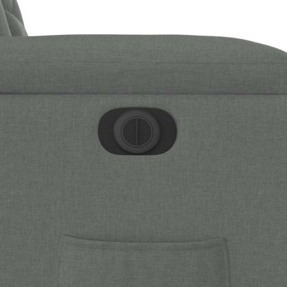 Електрически наклоняем стол, тъмносив, текстил