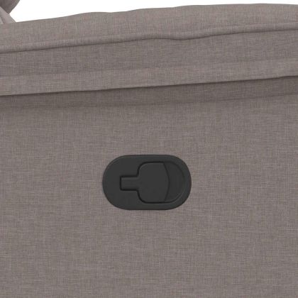 Масажен наклоняем стол, таупе, текстил