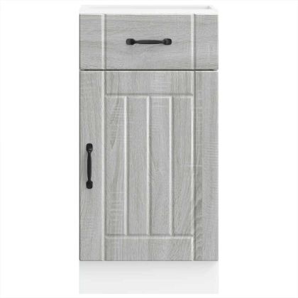 Кухненски шкаф Lucca, сив сонома, инженерна дървесина