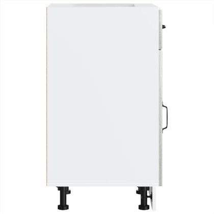 Кухненски шкаф Lucca, сив сонома, инженерна дървесина