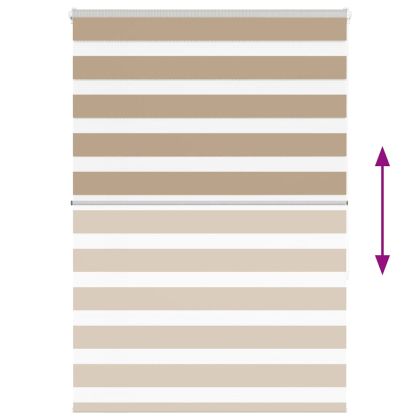 Зеброва щора 95x150 см Ширина на плата 90,9 см Полиестер