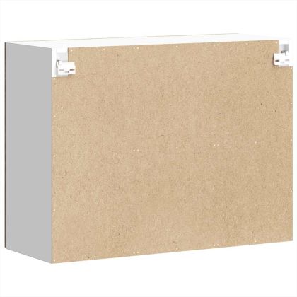 Кухненски стенен шкаф със стъклена врата Lucca старо дърво