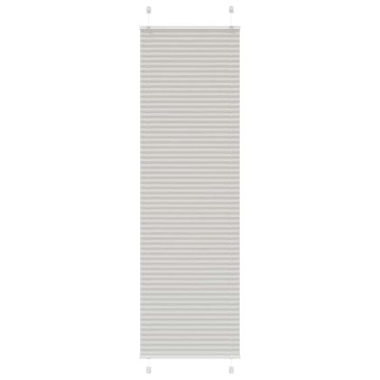 Плисирана щора Светло сиво 65x200 cm Ширина на плата 64,4 cm