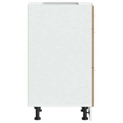 Долен шкаф "Lyon", дъб Artisan, 40x46x81,5 см, инженерно дърво