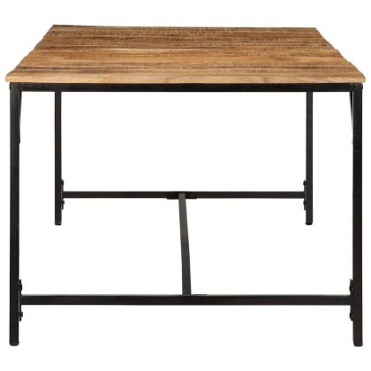 Трапезна маса, 200x100x75 см, грубо мангово дърво масив