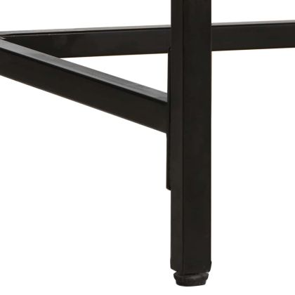 Трапезна маса, 200x100x75 см, грубо мангово дърво масив