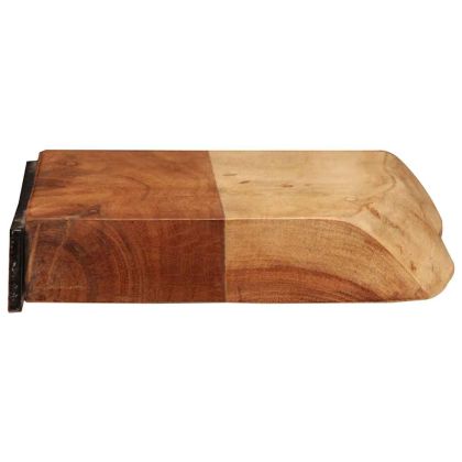 Стенни рафтове, 2 бр, 40x20x3,5 см, акациево дърво масив