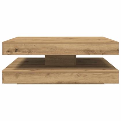 Маса за кафе, въртяща се на 360 градуса занаятчийски дъб