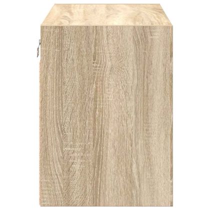 гараж стена шкафове, 2 бр, сонома дъб, инженерно дърво