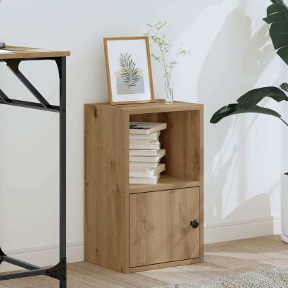 Библиотека, дъб артизан, 31x24x52 см, инженерно дърво