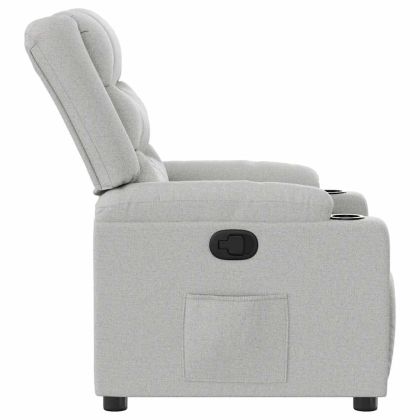 Recliner Chair Cloud Grey Fabric