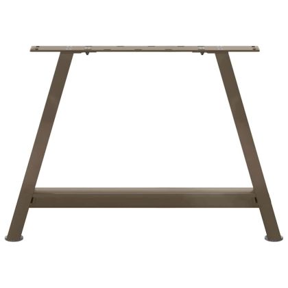 Крака за масичка за кафе, А-образни, 2 бр., 70 x (42-43) см, стомана