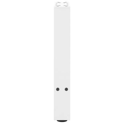 Крака за масичка за кафе, бели, 2 бр., 28 x (42-43) см, стомана