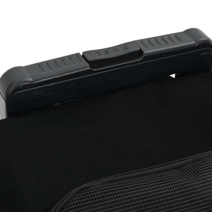 Количка за домашни любимци 3 в 1, дизайн, черна, 48x32x(57-106) см, оксфордски плат